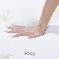 1 2 Inch Bamboo Memory Foam Bed Mattress Topper Soft Thick Pad