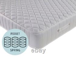 10 Inch luxury diamond 3000 pocket sprung mattress memory foam spring -all sizes