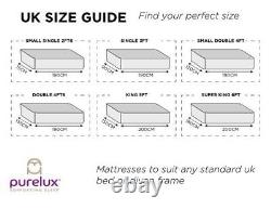 100% Memory Foam Mattress Topper Available ALL Sizes & Depths Orthopaedic