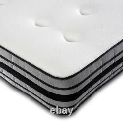 1500 Pocket Sprung Single Double King Size Memory Foam Luxury Spring Mattress