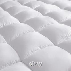 4 inch Memory Foam Mattress Topper Luxury Soft Hotel Quality Microfiber Uk Sizes