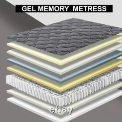 4FT Small Double Memory Foam Luxury Orthopaedic Pocket Sprung Quilted Mattress