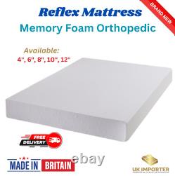 8 Orthopaedic Memory Foam Mattress Reflex Mattress Single/Double/King/SuperKing