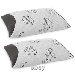 Bamboo Memory Foam Pillow Anti-Bacterial Premium Support Pillow New Luxury