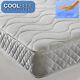 Cool Blue Memory Foam 9 Depth Open Coil Spring Single Double Roll Out Mattress