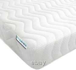 Cool Touch Memory Foam And Reflex Mattress Zip Cover British Made