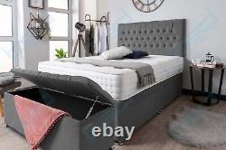 Euphoria Plush Memory Foam Divan Bed With Mattress & Headboard 3ft 4ft6 Double