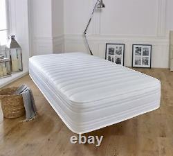 Extreme Comfort Core Straight Line White Memory Foam Spring Mattress 3ft, 4ft6