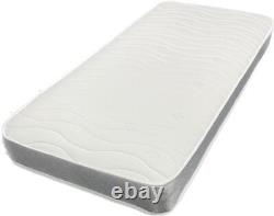 GREY ORTHO MEMORY FOAM SPRUNG QUILTED MATTRESS. 3ft SINGLE, 4ft6 DOUBLE, 5Ft