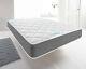 Grey Memory Foam Quilted Sprung Mattress Single 3ft, Double 4ft6, King 5ft