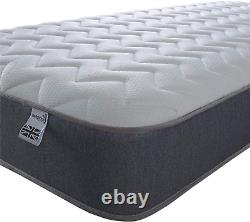 High-Quality Double Hybrid Memory Foam Mattress with Springs Luxurious 7.5 In
