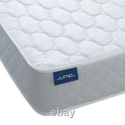 Jumpi 7 Inch Luxury Medium Cool Blue Memory Foam Mattress Sprung All Sizes