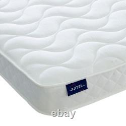 Jumpi 9 Wavy Luxury Medium Cool Blue Memory Foam Matt Sprung + Pillow Bundle
