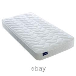 Jumpi 9 Wavy Luxury Medium Cool Blue Memory Foam Matt Sprung + Pillow Bundle