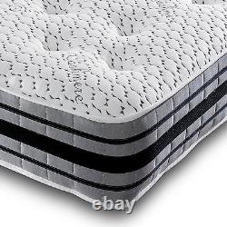 Jumpi Comfortable Air Flow Memory Foam & Spring Mattress 10 INCH ALL SIZES