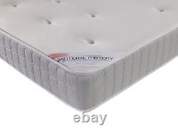 Jumpi Luxury 1500 Pocket Sprung Memory Foam Mattress 9 INCH ALL SIZES