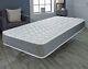 Kids Bunk Bed Cool Blue Foam Quilted Sprung Mattress Grey 6 Inch All Uk Sizes
