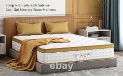 King Mattress 5FT 10 Inch Gel Memory Foam Pocket Sprung Hybrid Bed Medium Firm