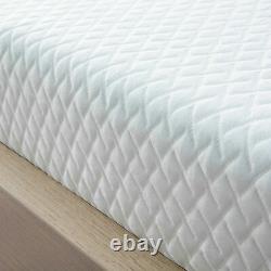 LONENESS Memory Foam Mattress Cool Blue Quilted Matress Double 5FT King Size NEW