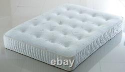 LUXURY CASHMERE MEMORY FOAM mattress 10 inch thick tufted soft and firm