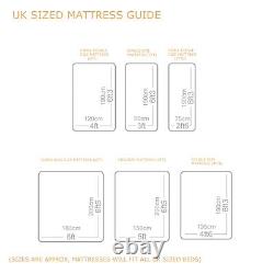 Luxury 1500 Memory Foam Matress Luxury Sprung Mattress -3ft, 4ft, 4ft6, 5ft, 6ft