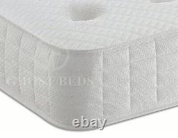Luxury 2000 Sprung Mattress Backcare With Memory Foam Hf4you