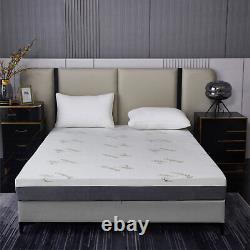 Luxury Bamboo Memory Foam Mattress Medium Firm Soft Comfy Anti-Allergy Friendly