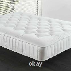 Luxury Coolblue Quilted Memory Foam Matress 4ft6 DOUBLE 5ft King Mattress