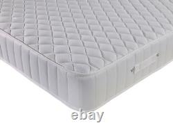 Luxury Micro Quilted Memory Foam Sprung Mattress- 2ft6, 3ft, 4ft, 4ft6, 5ft, 6ft