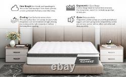 Luxury Orthopaedic Quilted Memory Foam Pocket Sprung Mattress Double 4FT6 Medium