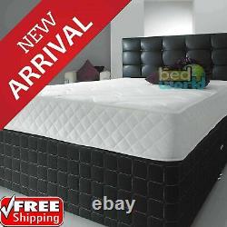 Luxury Quilted Memory Foam Matress 3ft 4ft6 DOUBLE 5ft King Mattress