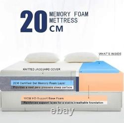 Luxury memory breathable foam mattress
