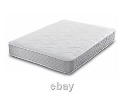 Memory Foam And OpenCoil Quilted 8 deep Mattress Grey Border All Size Available