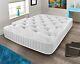 Memory Foam Extra Deep Tufted Sprung Mattress 3ft 4ft6 Double 5ft King Size 6ft