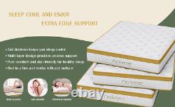 Memory Foam Mattress Double 4FT6 10 Inch Medium Firm Soft Fabric Skin-friendly