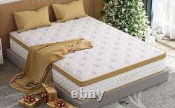 Memory Foam Mattress Pocket Sprung Mattress Orthopaedic Luxury King 5FT Bed