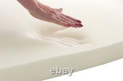 Memory Foam Mattress Topper- 1- 4 Thick With or without Cover
