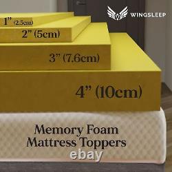 Memory Foam Mattress Topper All Sizes Available Small Double King