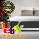 Memory Foam Mattress Topper With Luxury Cover And Elastic Straps All Uk Sizes