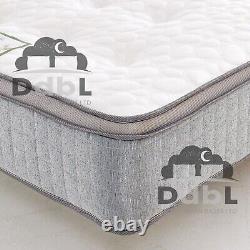 Memory Foam Open Coil Spring Pillowtop Mattress 3ft / 4ft / 4ft 6 / 5ft