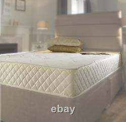 Memory Foam Quilted Spring Mattress Single 3ft, Double 4ft6, King 5ft Matress