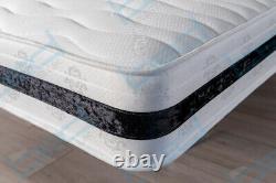Memory Foam Sprung Quilted Mattress DOUBLE KING 3FT 4FT 5FT DEPTH 7 & 10