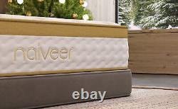 Naiveer Cool Gel Memory Foam Hybrid Mattress 10 Inch King Size Mattress in A Box