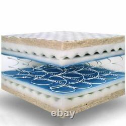 Orthopaedic Coil Spring Memory Foam Mattress Double King size Roll Out Matress