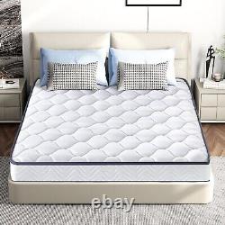 Orthopaedic Cool Blue Memory Foam Mattress Quilted Sprung 3FT 4FT Double 5FT 6FT