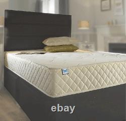 Simba Orthopeadic Quilted Memory Foam Sprung Mattress 3ft single 4ft 4ft6 Double King 
