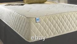 Orthopaedic Memory spring Foam New Quilted Sprung Mattress 3ft 4ft6 5ft Matress