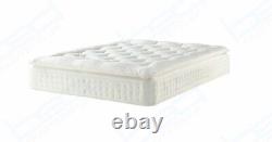 Pillow-Top Organic Mattress Memory Foam Mattress, 3FT/4FT/5FT/6FT MADE IN UK