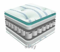 Pocket sprung memory foam mattress 3ft/4ft6/5ft/6ft