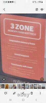 Silentnight King Size 3 Zone Memory Foam Rolled Mattress